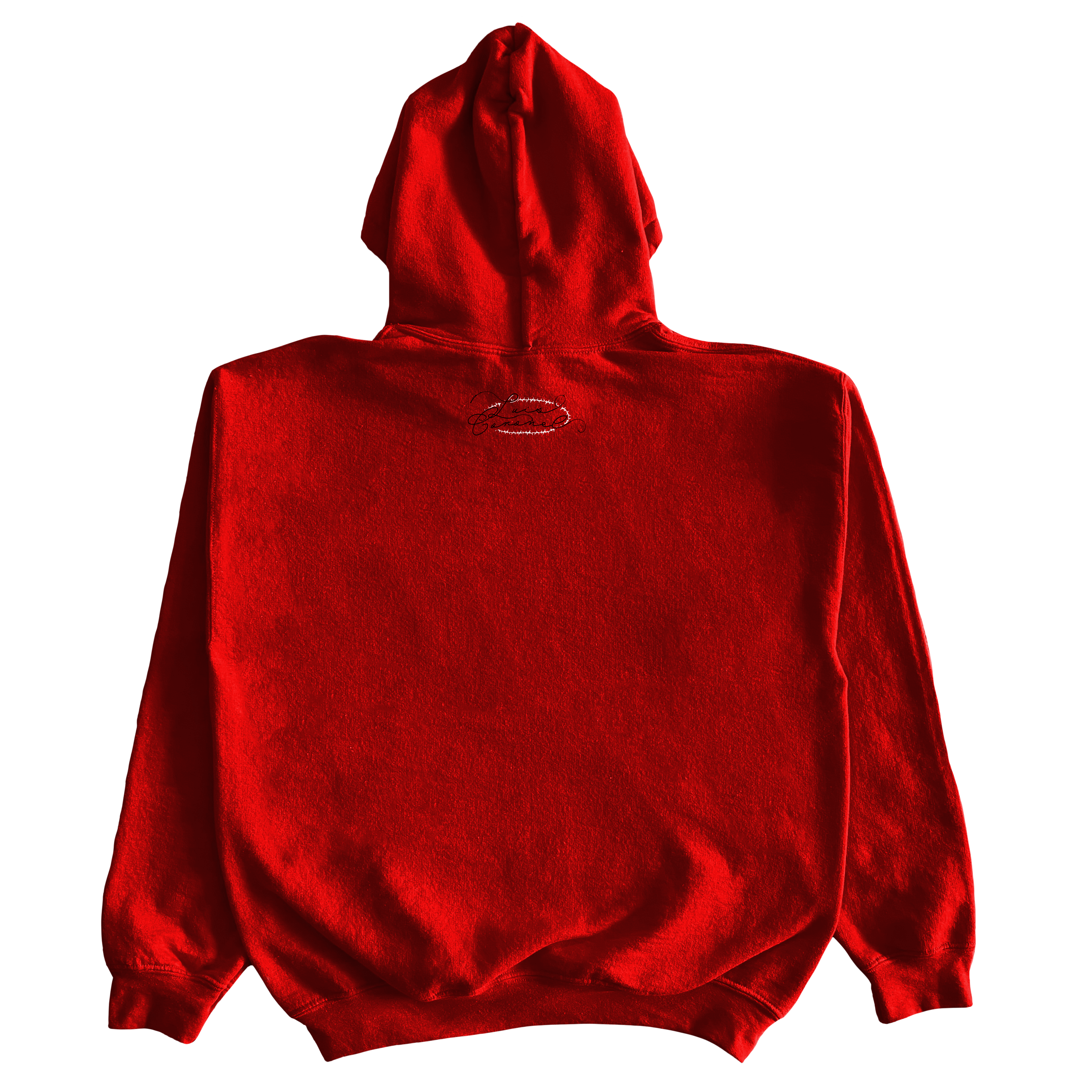 Luis Coronel Red Hoodie
